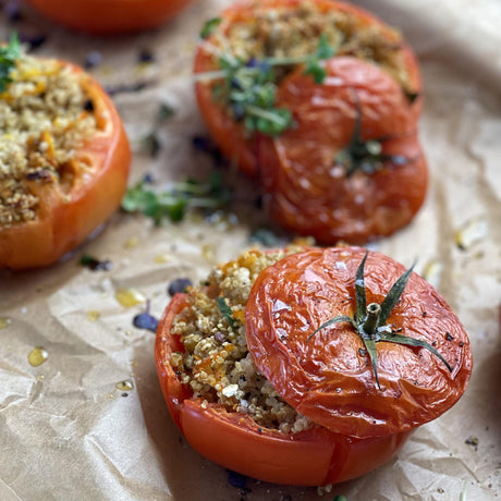 Tomaten mit Quinoa-Füllung
