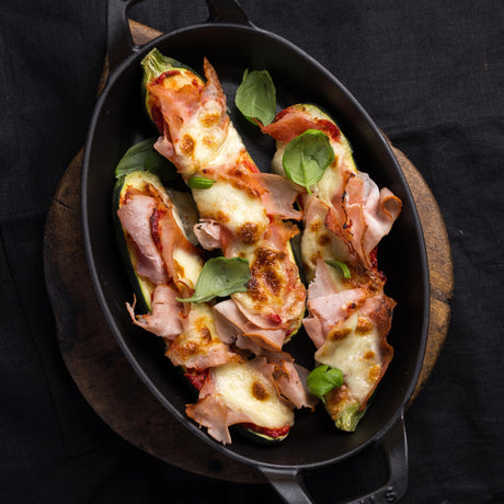 Überbackene Zucchini