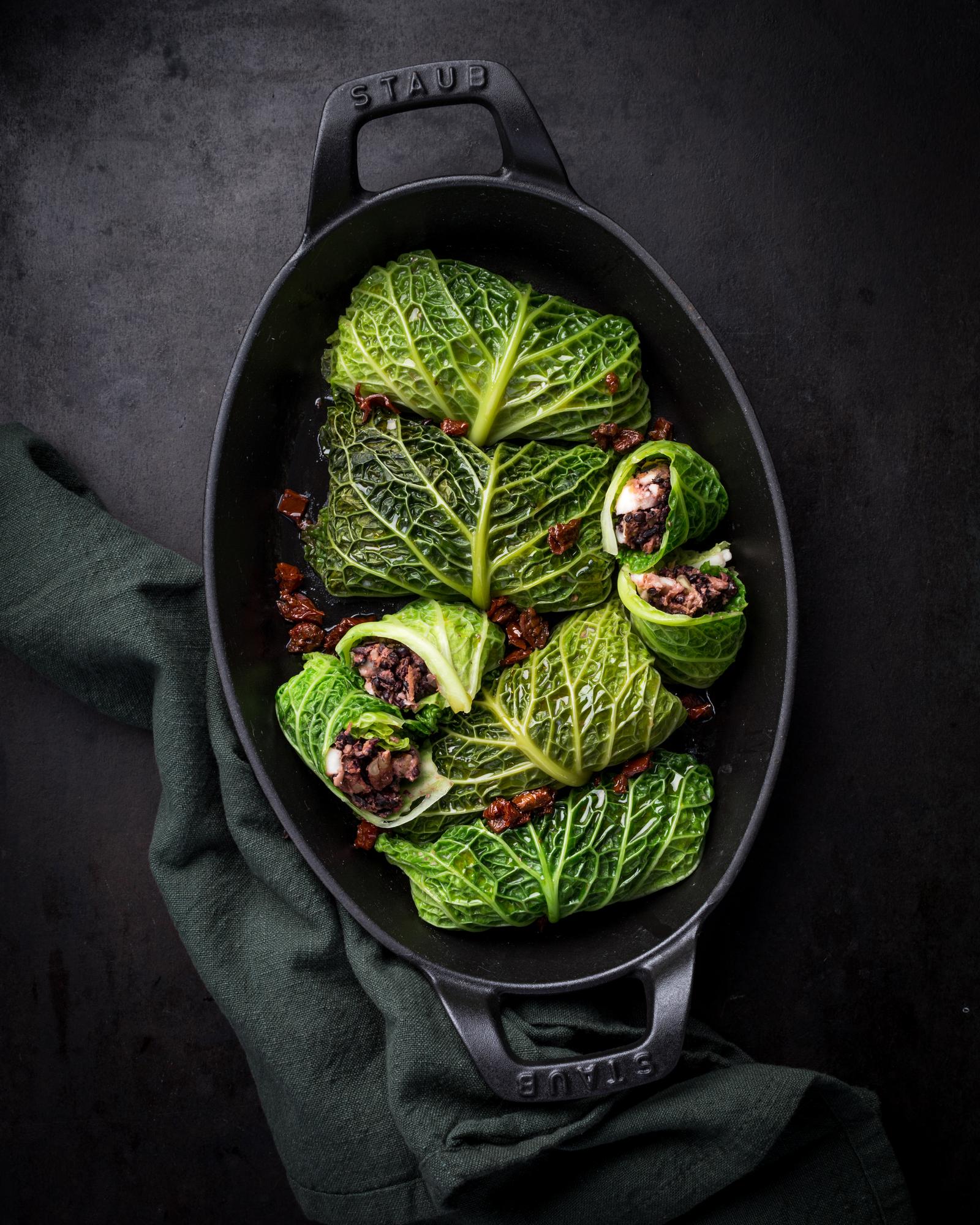 Vegetarische Kohlrouladen