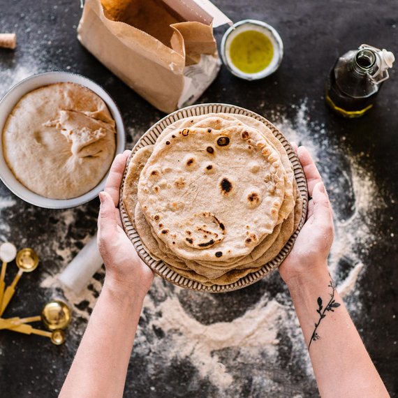 Vollkorntortillas - Grundrezept