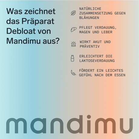 Bläh-Stopp (Debloat) – 60 Kapseln, vegan