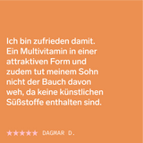 Multivitamin für Kinder – 60 Gummibärchen 🐻, vegan