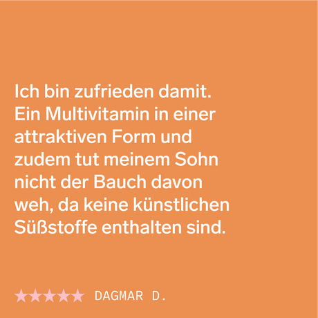 Multivitamin für Kinder – 60 Gummibärchen 🐻, vegan
