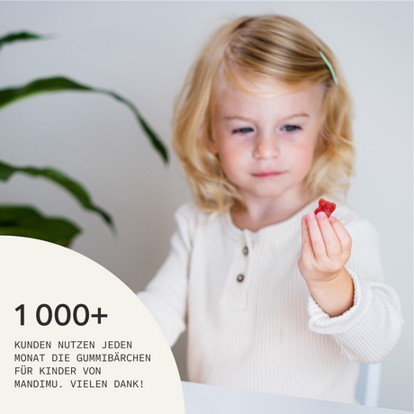 Multivitamin für Kinder – 60 Gummibärchen 🐻, vegan