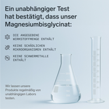 Magnesiumbisglycinat Premium: Chelatiertes Magnesium – 90 Kapseln, vegan, hochdosiert