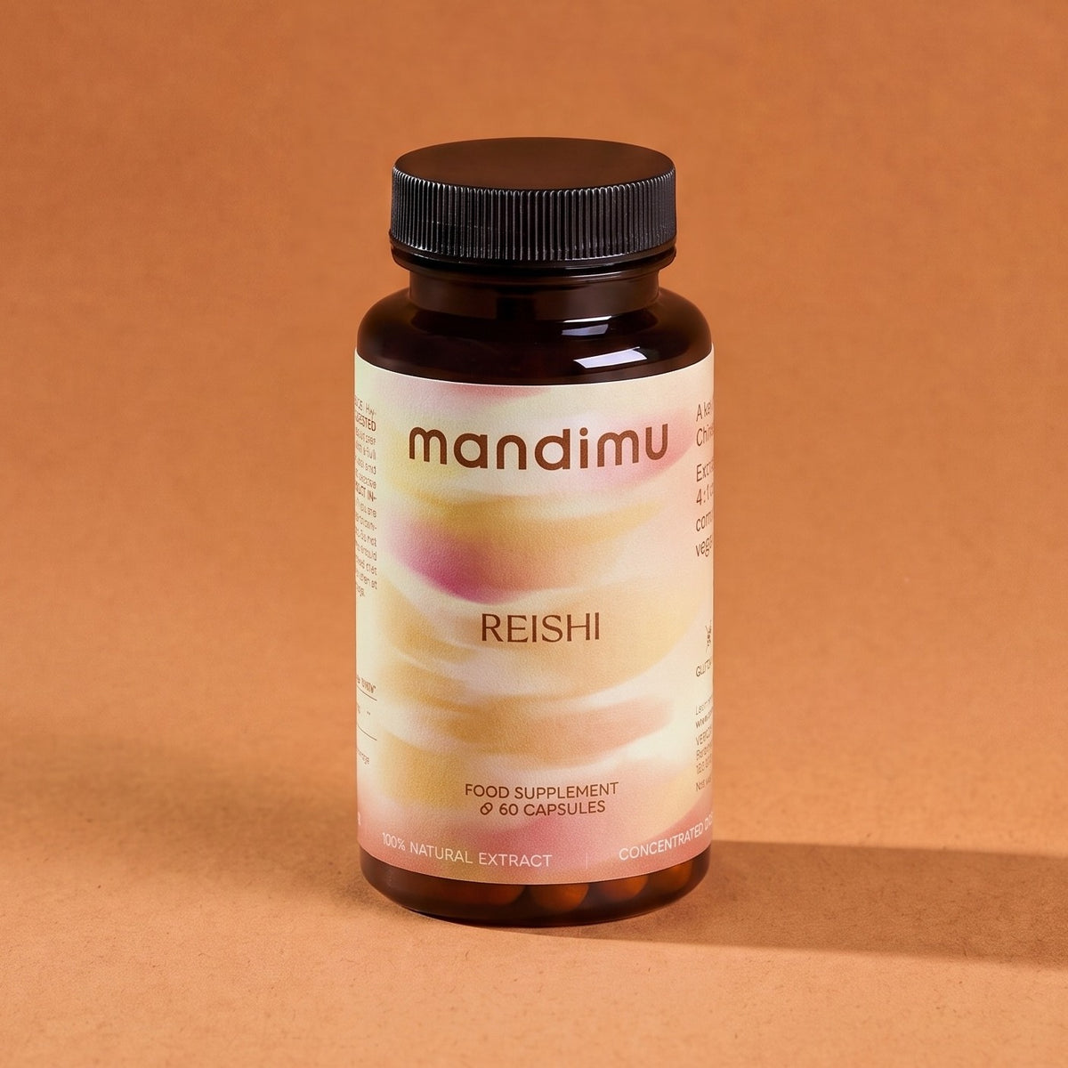Reishi Premium Pilz-Extrakt – 60 Kapseln, hochdosiert
