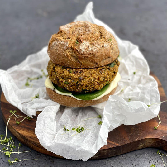 Quinoa-Bohnen-Burger
