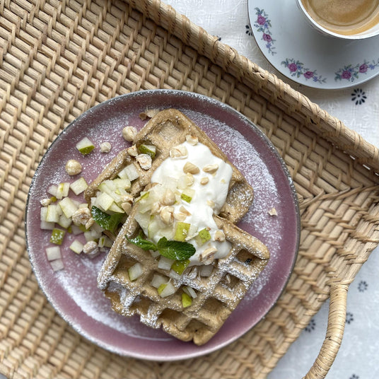Schnelle Haferwaffeln mit Protein